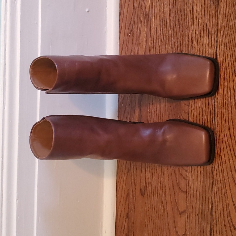 Brown Heeled Boots - Bobbies